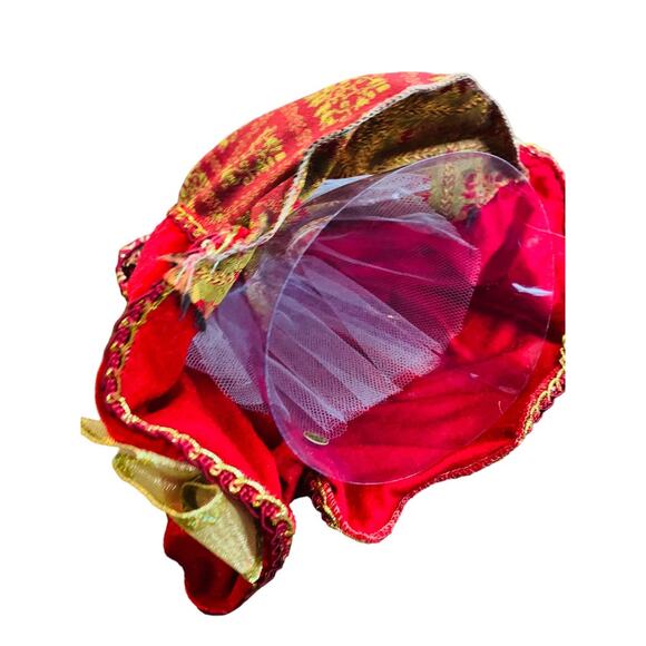 Santa's Workshop Diva Angel Tree Topper Red 16" Christmas Holiday - Picture 11 of 12